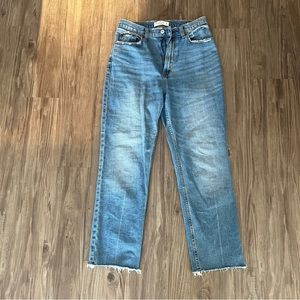 Abercrombie Curve Love Ankle Straight Jean